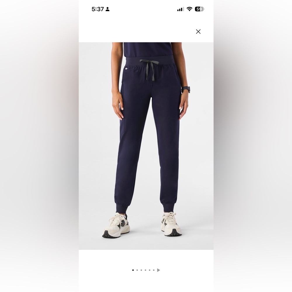 Women's Figs Navy Jogger Pants